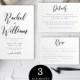 Rustic Wedding Invite Set Template, Downloadable, 100% Editable, Templett, Print at home, DIY Invitation, RSVP Card, Casual, Simple #vmt510
