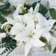 Boho Cream Bouquet, Garden Bouquet, Peony Bouquet, Silk Wedding Bouquet, Greens and Eucalyptus Silk Bridal Bouquet, Real Touch Lily Bouquet