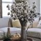 10 Extra Large 30" Cotton Sprigs - Rustic Farmhouse Wedding Design Magnolia Holiday Christmas Decor