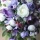 Cascade bouquet, Lavender Wedding flowers, Purple Bridal bouquet, Wedding bouquet, Wedding flowers, Bridal bouquet, Waterfall bouquet, Lilac