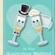 Cute Covid Wedding Card 