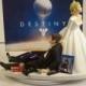 Funny Wedding Cake Topper DEST Gamer Gaming Junkie Player Custom Personalized Awesome Charming Rehearsal Groom's