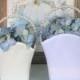 Flower Girl Basket DIY Medium   White Satin or Ivory Satin Make your own basket Wedding Supplies White or Ivory