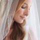 Beaded Bridal Veil, Pearl Wedding Veil, Ivory Bridal Veil, Tulle Veil, Veil for Bride, Fingertip Length Veil, Wedding Veil, Bride ~ VB-5081