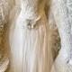 Boho wedding dress vintage lace,bohemian bridal gown tattered ,upcycled Raw Rags, Gypsy wedding dress