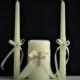Ivory Wedding Candle Set
