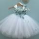 Hydrangea Flower Girl Dress - Tulle Tutu - Wedding - Bridesmaid - Junior Bridesmaid - Special Occasion - more colours - all ages - Birthday