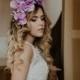 Orchid headband, Lavender Orchid Fascinator, Flower headband, Wedding headband, Beach Wedding ,Floral Halo, Headpiece Headband Hair Festival
