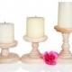 1- Wood Pillar Candlestick Holders, DIY Wedding Accents, Candlestick Holders, Wedding Table Candlesticks, Table Centerpiece, Ready to Paint
