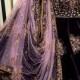 On Sale Heavy embroidery work Purple VISCOSE lehenga choli Indian Pakistan wedding bridal lehenga Ghagra choli chaniya choli