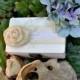 White Wedding Ring Box, Wood Ring Bearer Box Burlap Flower, Ring Pillow, Ring Holder, Wedding Gift, Proposal Box.