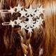 Vintage Rhinestone Stars Hair Pins/ 2 pieces