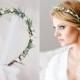 Flower Crown Blush Roses, Wedding Hair wreath,Bridal hair accessories,Fairy Crown,Floral hair garland,Hair band,Headband Bride or Bridesmaid