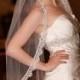 Wedding Veil Mantilla / Lace edge veil Zoe