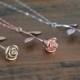 The Rose Necklace in Rose Gold, Gold & Silver 