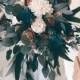 NATALIE’S COLLECTION ~ Copper Teal Ivory ~ Sola Wood Flower ~ Wedding Bouquet ~ Eucalyptus ~ Preserved Forever Flowers