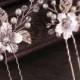 Bridal Hair Accessories, Rose Gold, Silver, and Gold, Rhinestone, Floral, pearls and beads for Bridal Hairstyles, Bridal Hair Pins