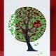 Green heart tree,Special Valentine Card,Valentines card,heart card,card for wife,love card,Papercut,Handmade card,made in the UK -PM-0740