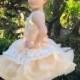 Birthday flower girl Lace girls party dress Baby Toddler Princess Girls wedding Special occasion Knee length