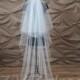 Drop wedding  veil, Two tiers cathedral veil, Vail, Veil, Wedding veil, two tiers veil, Cathedral veil, Floating veil