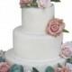 Champagne Gold Blush Pink Silk Wedding Cake Decorations 