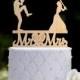 Baseball wedding cake topper,baseball themed wedding cake topper,baseball couple wedding Mr and mrs cake topper,wedding baseball topper,0115