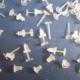50PCS/25 pairs of Clear Plastic Earrings Transparent Invisible Retainer Studs