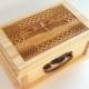 Dragonfly Celtic Knot Latched Wooden Box : Free Engraved Personalization, Scottish Dragonfly