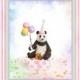 Panda Baby Shower/ Animal Baby Shower Cake Topper/ Party Animal Baby Shower Cake