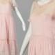 XS 1930s Sheer Pink Cotton Dress 30s Sheer Dress Vintage Tea Dress 1930s Maxi Dress 30s Pink Dress Lawn Dress