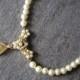 Rosita Pearl Necklace, Vintage Pearl Choker, Bridal Pearls, Pearl Drop Necklace, Dainty Pearls, Pearl Wedding Jewellery, Bridal Jewellery