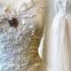 Wedding dress tattered look , alternative wedding dress,beach wedding dress,wedding dress lace,