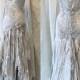 Cotton Wedding dress fairy goddess,ethereal bridal gown,bridal gown cream,boho wedding tattered