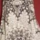 Dress  lace white mermaid maxidress handcrafted size 38 hand made