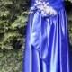 Royal Blue Dress for Prom Night, Size Small, Made of  Satin And Lace, Great as a Bridesmaid Dresses or for a Formal Event