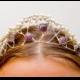 Asymmetrical crown "Princess of the seas"