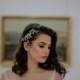 Crystal Bridal headpiece, Elegant Wedding hair accessory, Wedding hair comb, Bridal hair piece , Peigne cheveux mariage, Silver headpiece