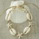 Cowrie Shell Jewelry, Cowrie shell & Star Fish Bracelet, Anklet or Choker Necklace for women