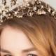Vintage Bridal Crown with Patina. Bridal Jewellry in Baroque Style. A solemn Tiara for your inner princess or queen. 