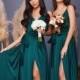 Dark emerald bridesmaid dress/wedding guest dress/silk long maxi wrap dress/beach boho dress/minimalist dress/evening dress/prom dress