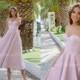 Pink Midi Wedding Dress Isabella Satin Bridesmaid 80s 90s New Collection