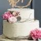 Letter H Wedding Cake Topper, Custom cake topper for wedding, Personalized Single Initial cake topper, Wreath Customized Gold Cake Topper