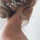 Wedding head piece for bride Bridal hair vine Wedding hair pieces Crystal hair vine Crystal headpiece Wedding hair accessories Crystal halo