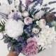 Wedding bouquet, Bridal bouquet lavender, Lilac Bridesmaids Bouquet, Lavender Wedding bouquet, Silk Wedding bouquet