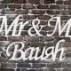 Mr and Mrs Last name Mr and Mrs Table Sing Wedding name table sign, custom  table sign, mr and mrs name sign Wedding wooden letters