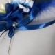 PIN boutonniere for groom, witnesses, groomsmen, parents of the Royal blue color married
