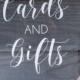Cards and Gifts Acrylic Sign 