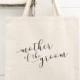 Mother of the Groom Tote - Groom's Mom Gift - Mother of the Groom Gift - Wedding Tote - MOG Tote - MOG Gift - Mother of the Groom