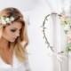 Bridal Flower Crown, Vintagre, Fairy Crown,Floral garland, Festival or Bridal Hair Wreath, Hair Flowers, Photo Shooting Hair band Headband