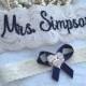Personalized Wedding Garters Brides Something Blue Garter Non Slip Your Are Next